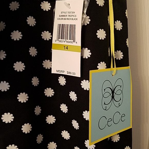 Ankle length daisies pants - Picture 3 of 6